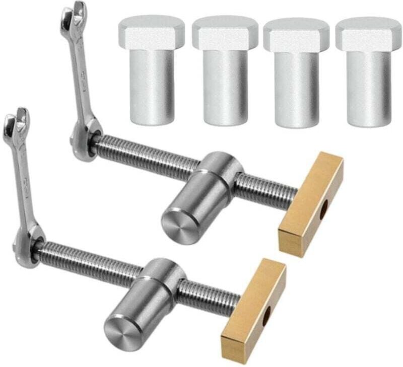 2er-Pack Schnellspanner für Tischwerkbänke mit 4 Bankhaken für 20-mm-Loch, DIY-Positionierungs-Werkbankanschlag und Schn...