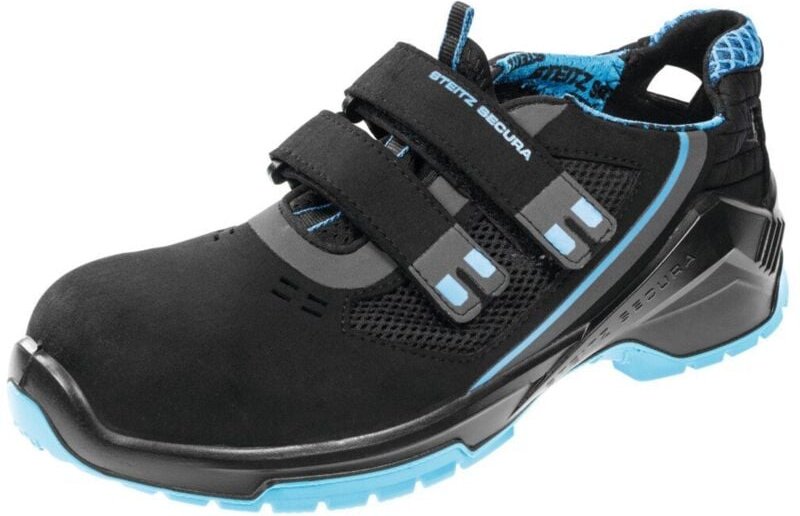 STEITZ SECURA Sandale schwarz/blau VD PRO 1000 ESD, S1 XB, EU-Schuhgröße: 45