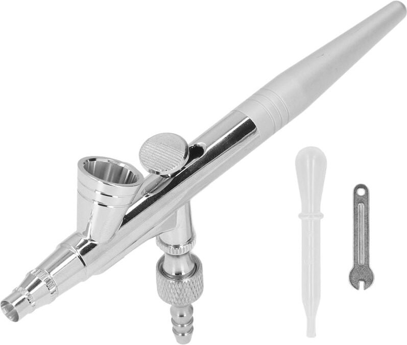Airbrush-Set für Heimdekorationsdruck, G1/8 Farbsprühpistole mit Pipette, Schraubenschlüssel und Bedienungsanleitung (0,...