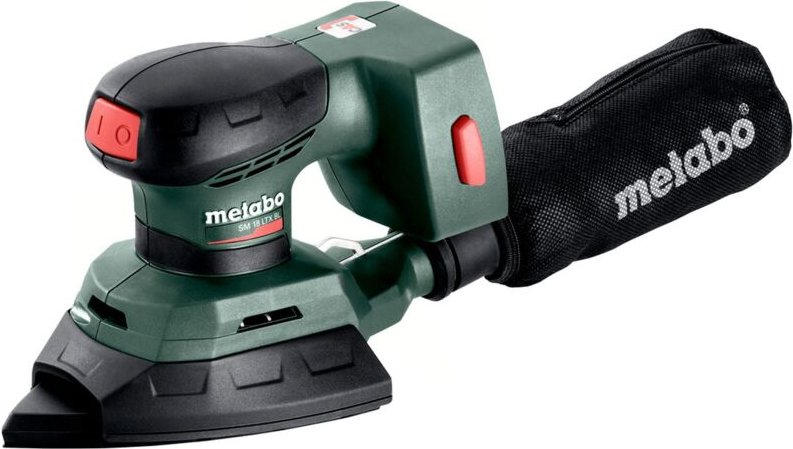 Metabo - Akku-Multischleifer sm 18 ltx bl, mit zwei Schleiftellern, Zubehör, Karton