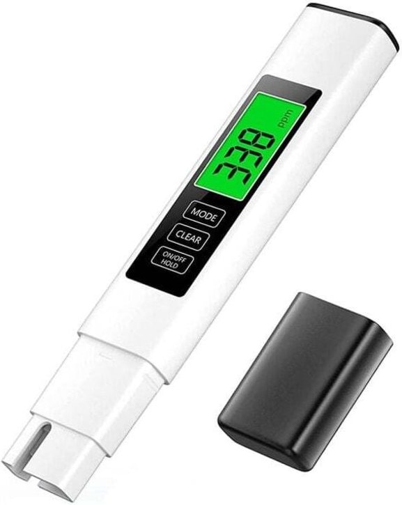 Hochpräzises digitales TDS-Messgerät zur Bestimmung der Trinkwasserqualität mit integriertem Messset