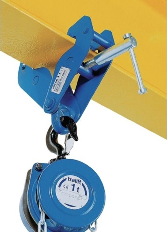 Trägerklemme Trgf.2000kg Trägerflansch-B.75-235mm f.Materialtransport TRACTEL