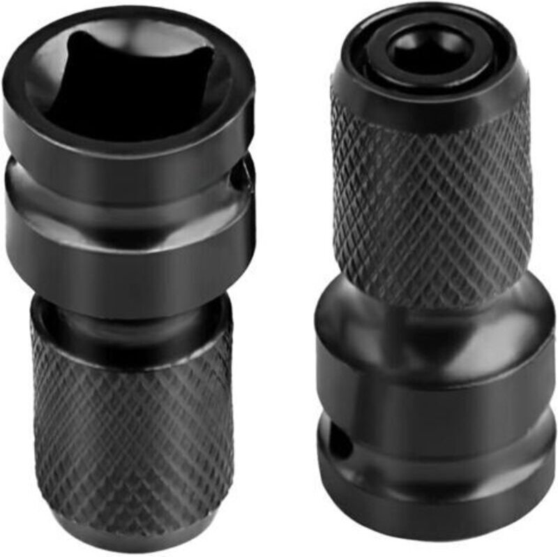 Schlagschrauber-Bit, Steckschlüsseladapter 1/2" Vierkant auf 1/4" Sechskant, für Schlagschrauber-Ratschenschlüssel und S...