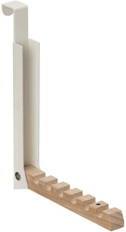 Folding door hook in cream