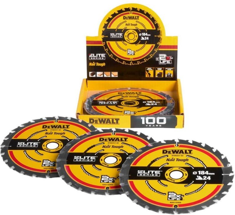 Elite Kreissägeblatt .DT10401, 184/16mm 24WZ - Dewalt