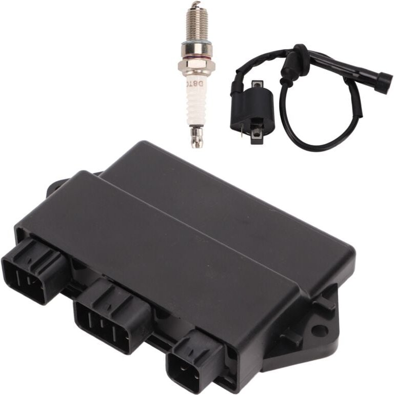 FOREHILL 3KJ 82310 10 00 Ersatz-CDI-Box-Zündspulen-Zündkerzen-Kit für GRIZZLY 600 660