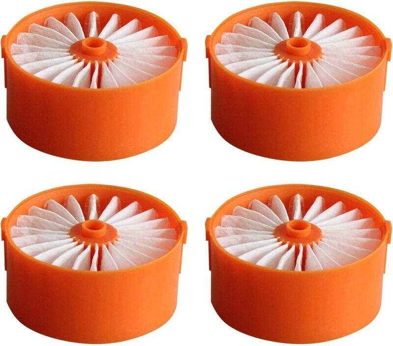 4 x Filter für Black & Decker BSV2020G BSV2020P Powerseries Akku-Staubsauger Zubehör