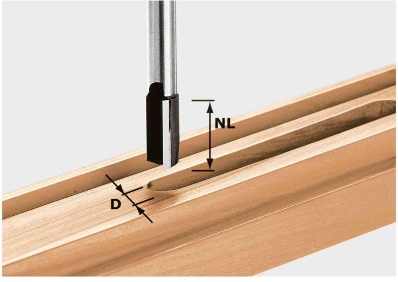 Nutfräser hw S8 D10/30 – 491648 - Festool