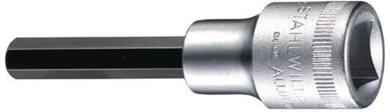 Steckschlüsseleinsatz 1054/10 1/2 Zoll 6 kant SW 10mm L.140mm STAHLWILLE