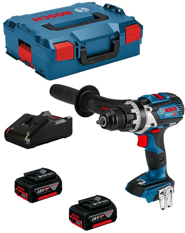 Bohrschrauber Bosch gsr 18V-110 c (2 x 5,0 Ah + gal 18V-40 + L-Boxx 136)
