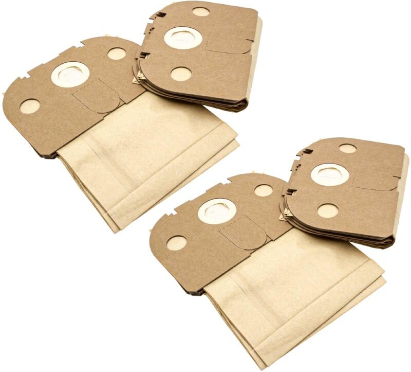 20x Staubsaugerbeutel kompatibel mit Vorwerk Tiger vt 250, vt 251, vt 252 Staubsauger - Papier, 23cm x 22,5cm, Sandfarbe...