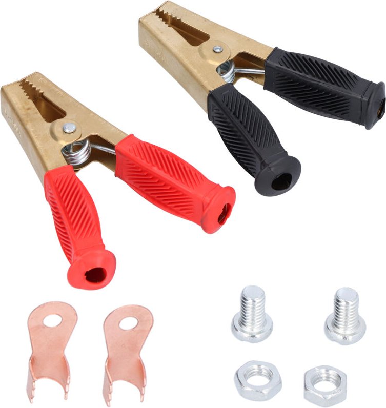 Krokodilklemmen, leichte und tragbare Batteriekabelklemme, belastungsbeständig für Batterietests.