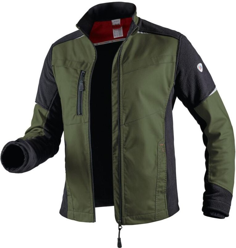 BP Herrenfunktionsjacke 1992 570, Gr. 56/58 oliv/schwarz