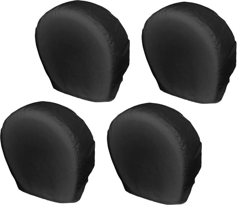 4er-Set Reifenschoner – Robuste Radschützer für SUVs, Wohnmobile, Reifendurchmesser von 23 bis 25,9 Zoll, schwarz