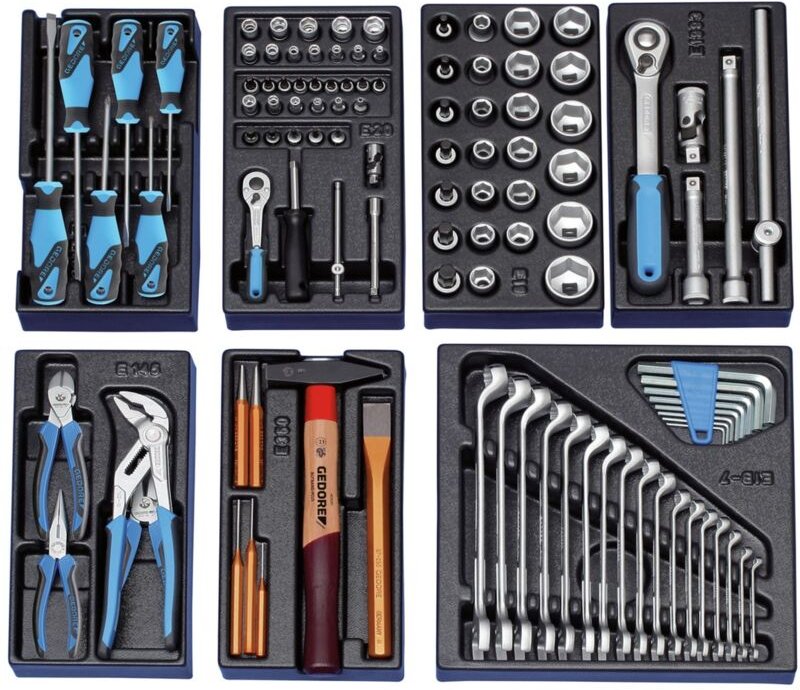 Modul-Sortiment klein, 104-tlg. - Gedore