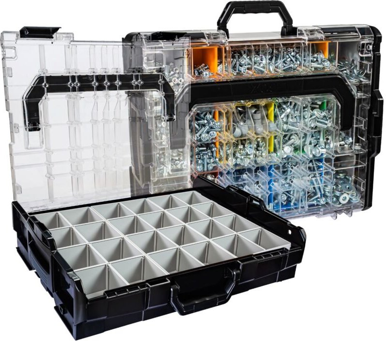 L-BOXX ProClick Set 1 - 2x L-BOXX 102 ( 6100000362 ) + 1x Insetboxenset K3 ( 6000010098 ) + 1x Insetboxenset H3 ( 600001...