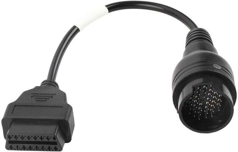 OBD2 Iveco, OBD2 Iveco, OBD-Adapter Iveco, 38-poliges auf 16-poliges Kabel, OBD2-Adapterkabel, 38-poliges auf 16-poliges