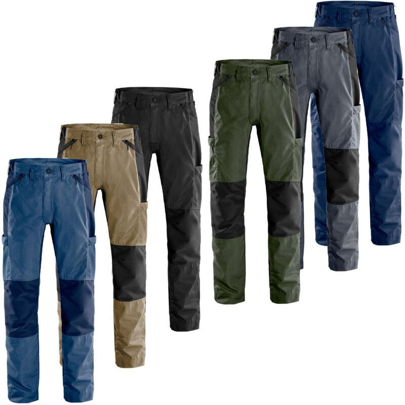 Fristads Service Stretch 2540 LWR Arbeitshose mit mehreren Taschen - 52 (EU) - Gris/Negro