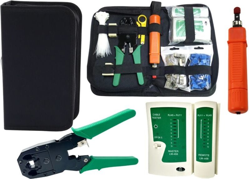 Network Tool Kit 19-in-1 Cable Tester Crimper