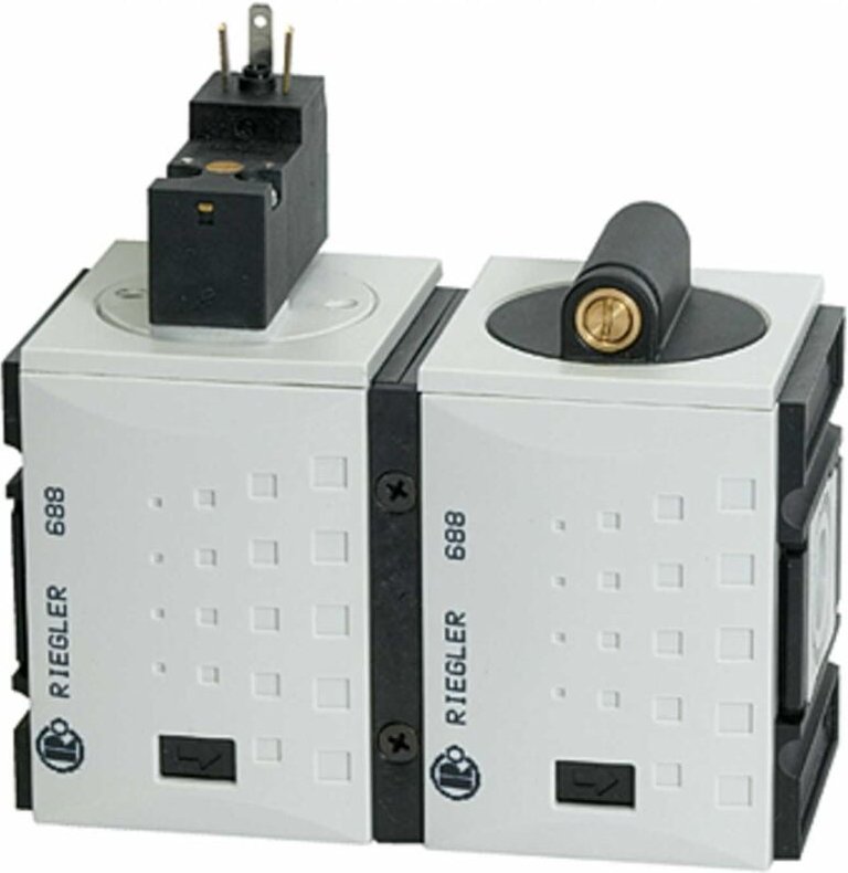 Thumbnail - Befülleinheit »futura«, elektr. betätigt, 24 v dc, bg 1, g 3/8 - Riegler