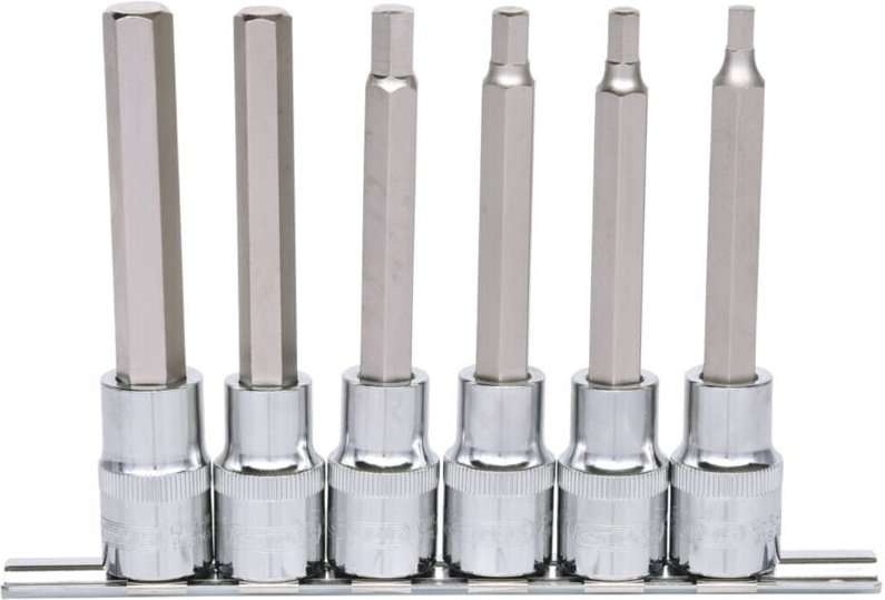 KS-Tools 918.1336 1/2"CHROME+Bit-Stecknuss-Satz