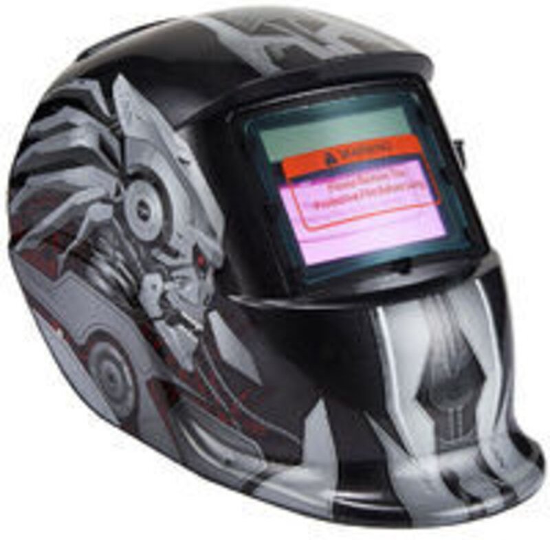 Automatischer Schweißhelm – Schweißmaske mit 2 Linsen und 2 einstellbaren Tönungsfiltersensoren DIN9-13 für mig tig mag ...