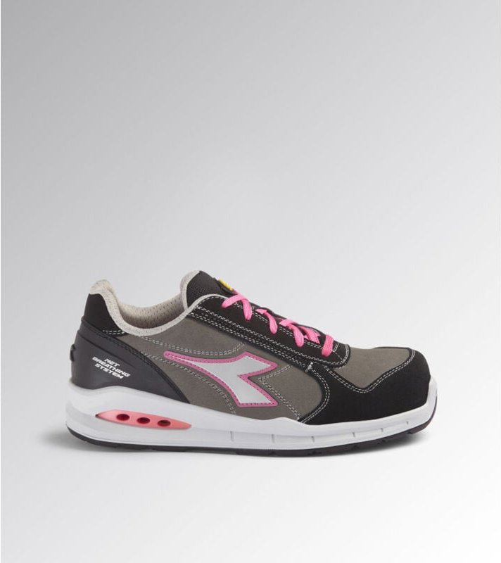 Sicherheits-Sneaker RUN NET AIRBOX S3S FO SR Damen - Grau/Rosa 37