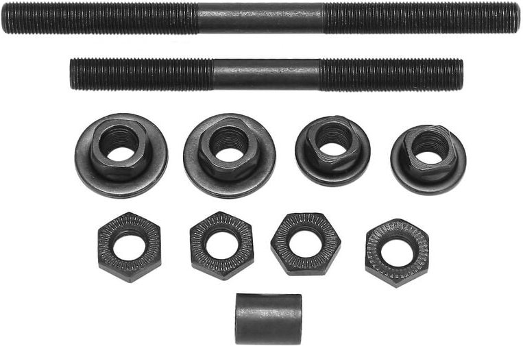 Woosien - Mountainbike Fahrrad Schnellspanner Metall Vorder- und Hinterachse Hohlnabenwellenhebel