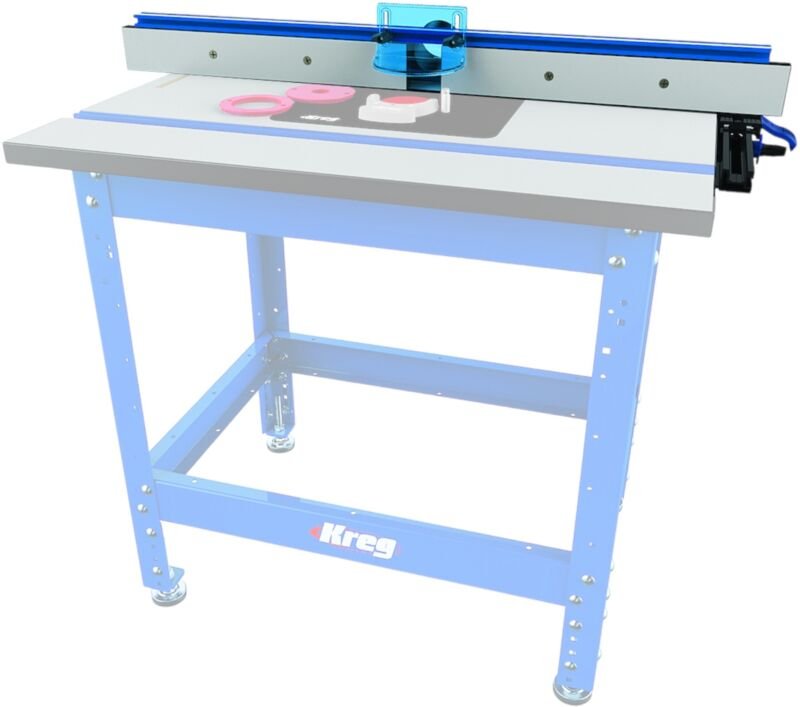 Präzisions Frästisch Anschlag PRS1015 Abrichtfunktion T-Winkel Befestigung - Kreg