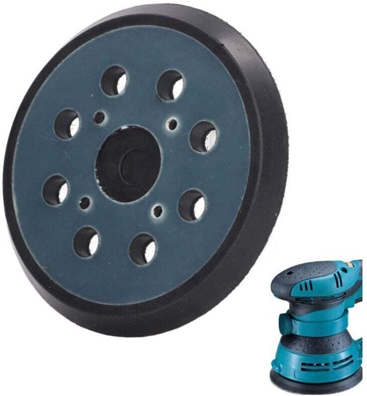 125 mm Schleifpad, kompatibel mit Makita, ersetzt BO5010 BO5041, 8-Loch-Schleifscheiben