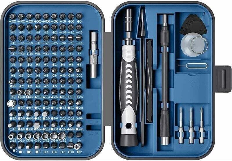 GABRIELLE 130-in-1-Präzisionsschraubendreher-Set, verbessertes Kit, Mini-Magnet-Präzisionsschraubendreher mit Gehäuse, R...