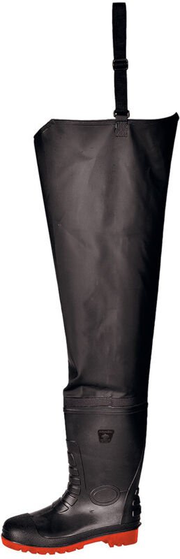 Overknee-Stiefel - Waders S5 Farbe: Schwarz Größe 38 - Portwest