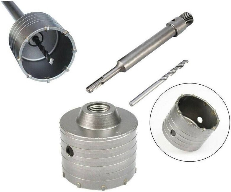 Trade Shop Traesio - Trade Shop - tazza 65MM carotatration mit asta sds plus 90MM cement -