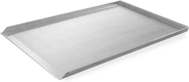 Perforiertes Backblech, 60x40cm, 3 Ränder - Hendi 808214