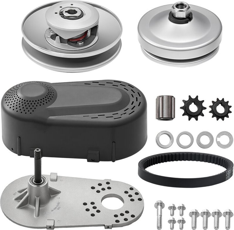 Mophorn - Antriebskupplung, 2-8 PS-Motor, 2000 U/min hochfeste Kupplung mit asymmetrischen Rädern und robustem Gummiriem...