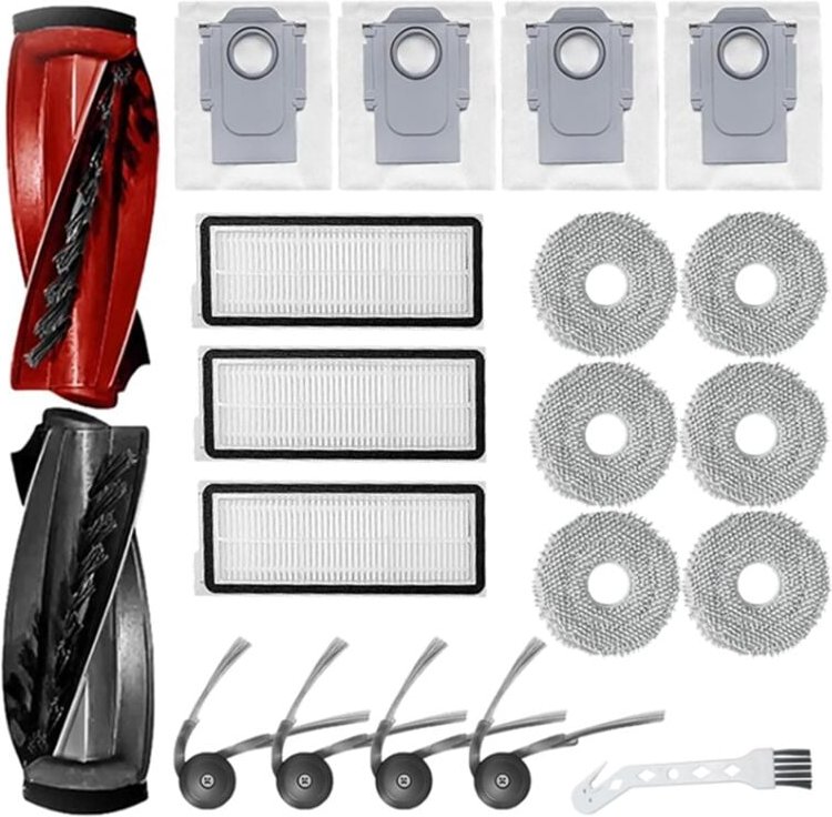 Für Qrevo Curve/P20 Pro Roboterstaubsauger-Zubehörset