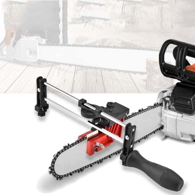 Metallkettenschärfer, manueller Kettenmesserschärfer, geeignet für Führungsschienen und Kettengrößen von Handkettensägen