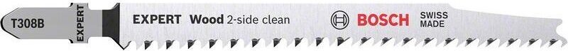 Bosch - Accessories 2608901711 expert 'wood 2-SIDE clean' T308 b blätter 2 St.