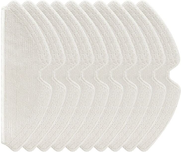 10Pcs Fit für Miwhole M7 Pro Mopp Tuch Lappen Roboter Staubsauger Teile