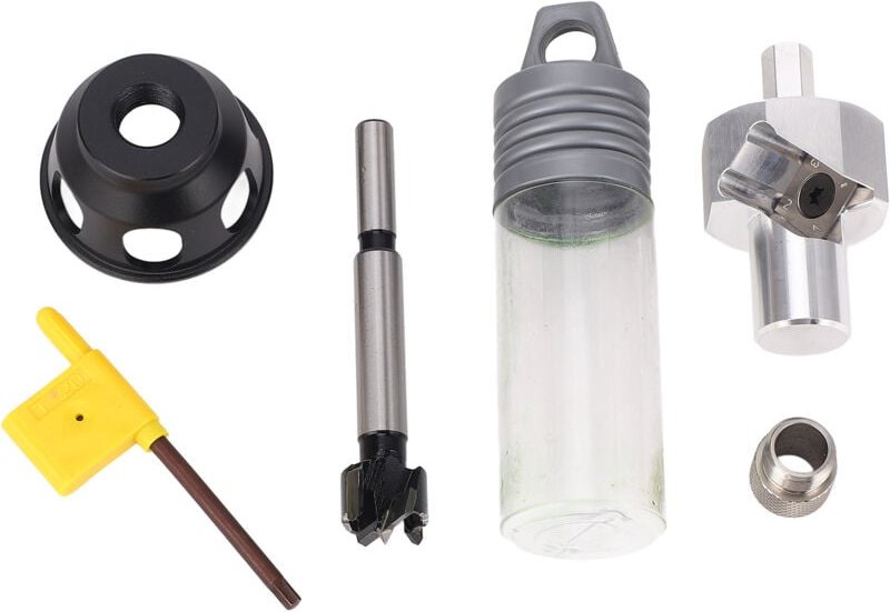 Qcwwy Drifting -ge Dau Dau Dafle Dafle -geting für kurze Bohrungen in Holz, 20 mm, tragbare Konstruktion für begrenzte A...