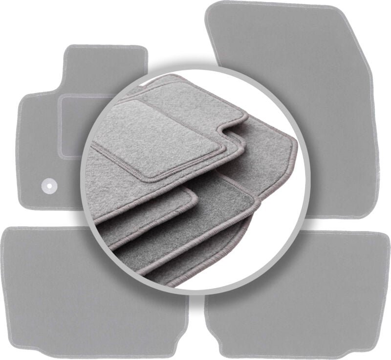 Graue Automatten für: Ford Mondeo MK5 Limousine, Kombi (2015-)