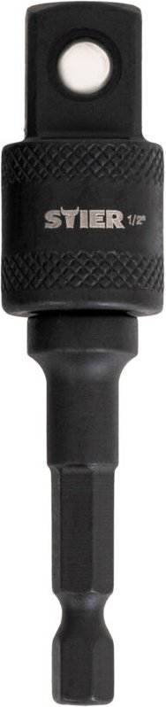 Bit Adapter, 1/2 Zoll Antrieb, Vierkant hohl, Aufnahme von Steckschlüssel-Einsätzen, Stecknüsse, Schnellverschluss-Syste...