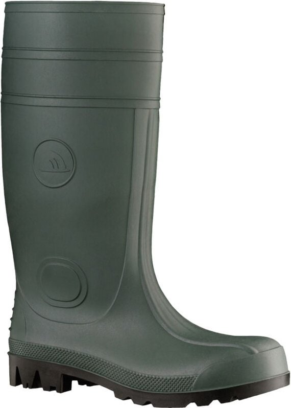 Feldtmann Sicherheits-Gummistiefel grün / schwarz SICHERH.GUMMISTIEFEL GRÜN.GR48