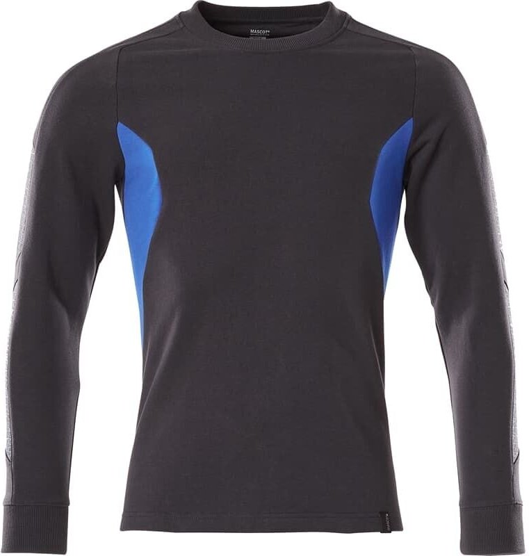 Accelerate Herren Sweatshirt 18384-962-01091 Gr. 2XL schwarzblau/azurblau - Mascot