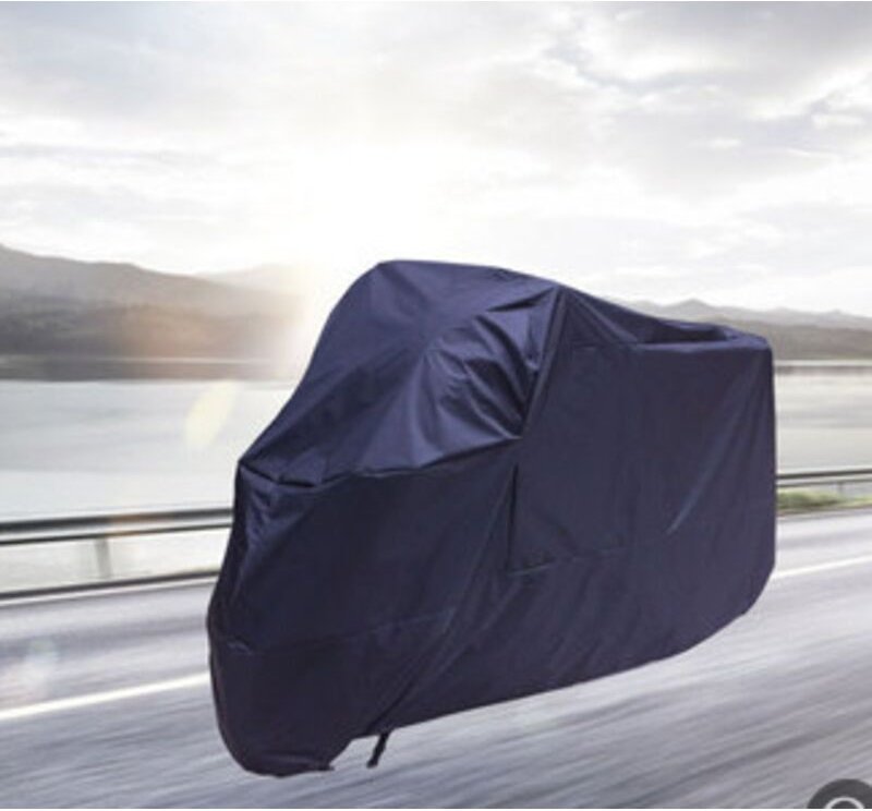 Motorradabdeckung, 190T Polyester, wasserdichte Motorradabdeckung, winddicht, staubdicht, UV-beständig, Regenschutz, Vog...