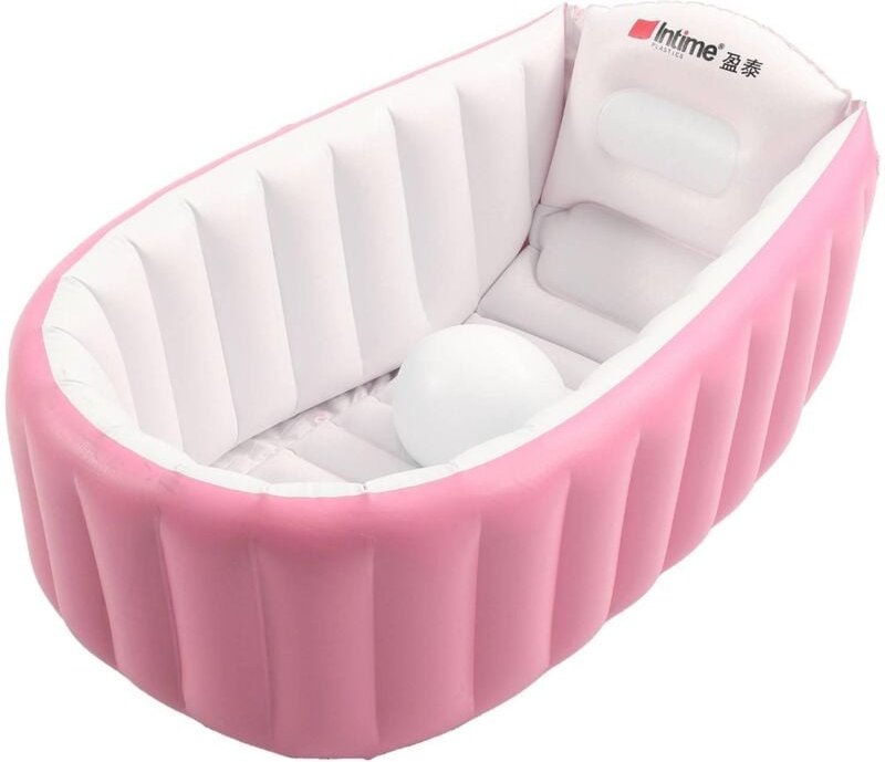 Aufblasbare Badewanne für Babys - Rosa