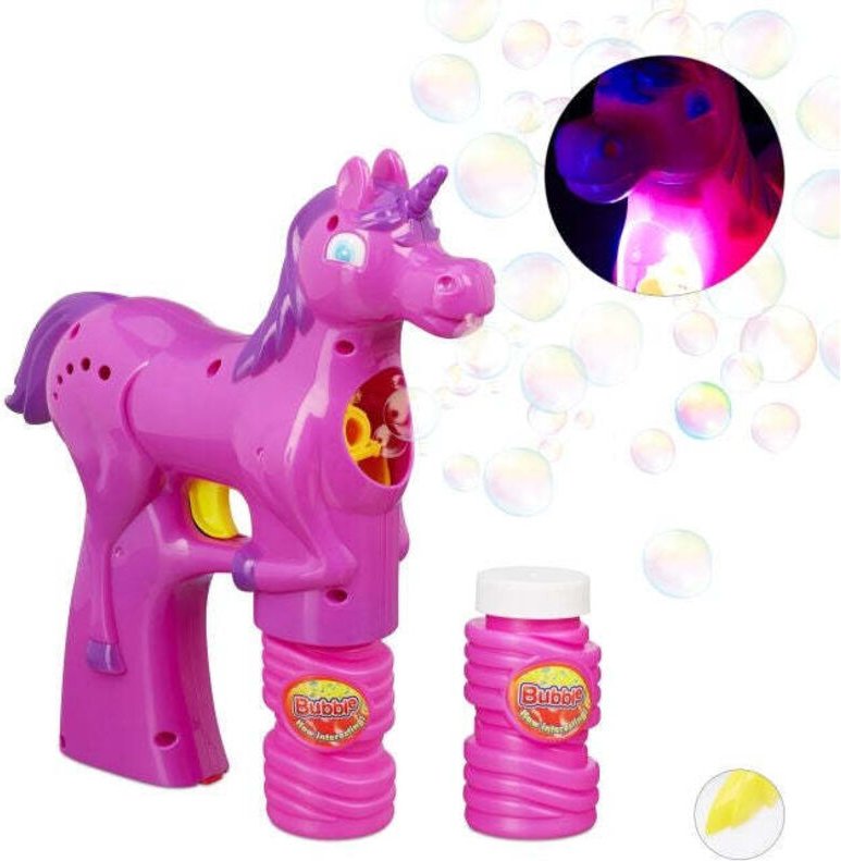 Unicorn bubble gun