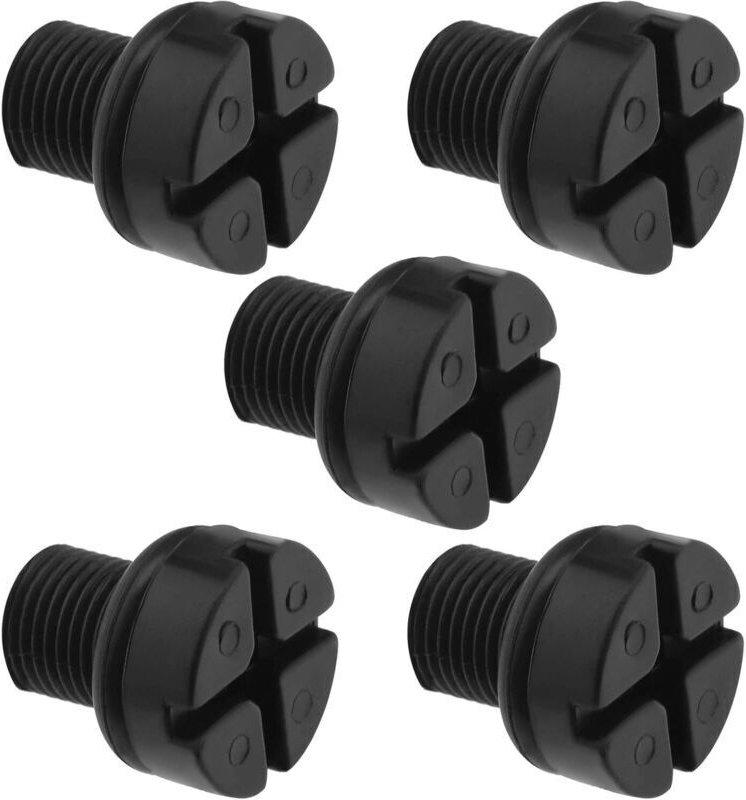 Satz mit 5 Ersatz-Entlüftungskappen 17111712788 für BMW 3er E30 E36 E46 E90 E91, für Ausgleichsbehälter und Kühlmittel
