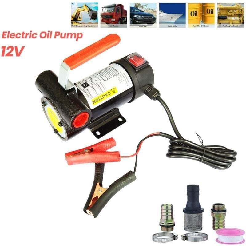 12-V-Gleichstrom-Dieselkraftstoff-Förderpumpe, 50 l/min Förderleistung, elektrische Kraftstoffförderpumpe für flüssige K...