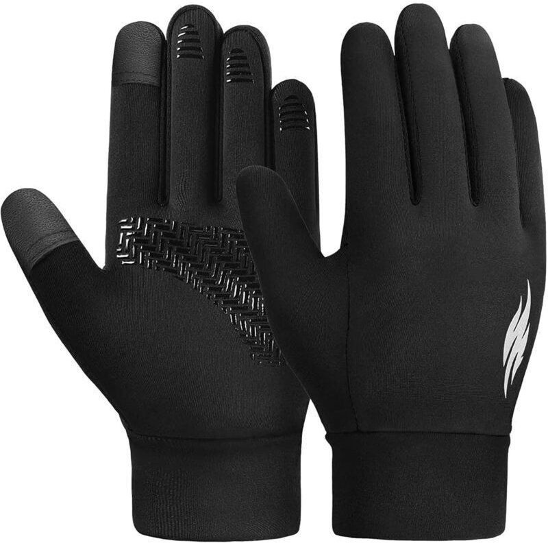 Winterhandschuhe zum Laufen und Radfahren, Thermohandschuhe für Kinder (4-12 Jahre), wasserdicht und rutschfest, warme H...